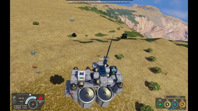 Space Engineers 2-stage-ish lifter with recoverable parts