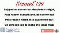 "Sonnet 129" |Th'expense of spirit in a waste of shame| Line by Line Hindi by "William Shakespeare
