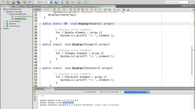 44- Java Generic Class & Generic Method