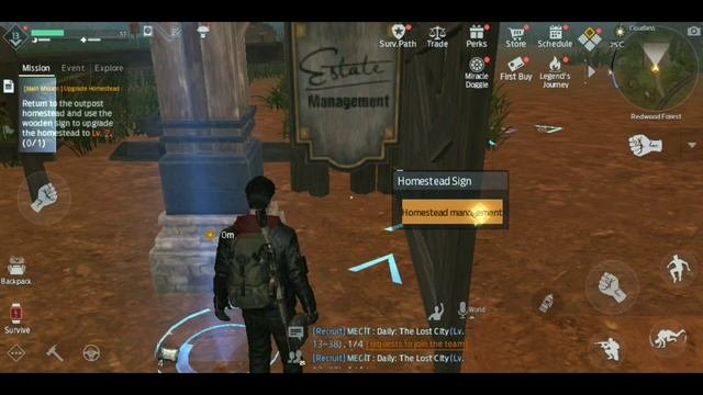 Return To The Outpost Homestead And Use The Wooden Sign To Upgrade The Homestead | Undawn
