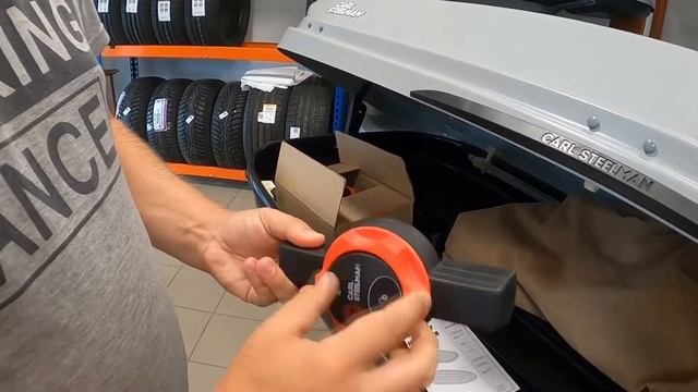 Автобокс Carl Steelman Sport 540 в цвете темно-серый карбон