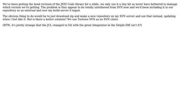 Software Engineering: External repository moved from Sourceforge (SVN) to GitHub, now what?