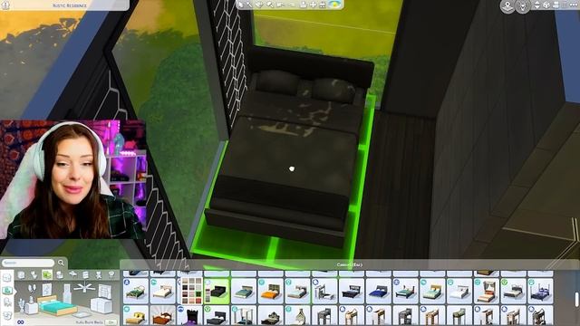 Trying The REVERSE COLOURING BOOK Build Challenge in the Sims 4