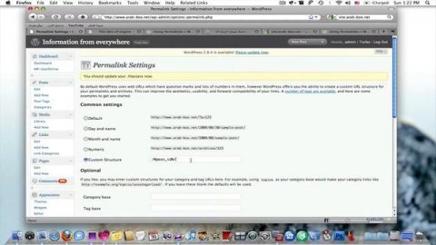 WordPress Permalink Redirect تحويل روابط المدونة