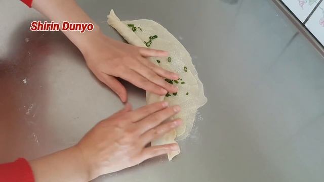 Катлама с луком на сковороде Piyozli Paratha qatlama?