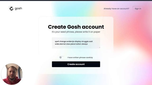 Docker Extension for GOSH