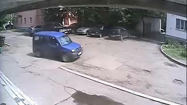Редиска на синем рено