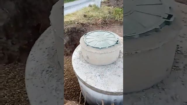 Обсыпка выгребной ямы из ж/б колец