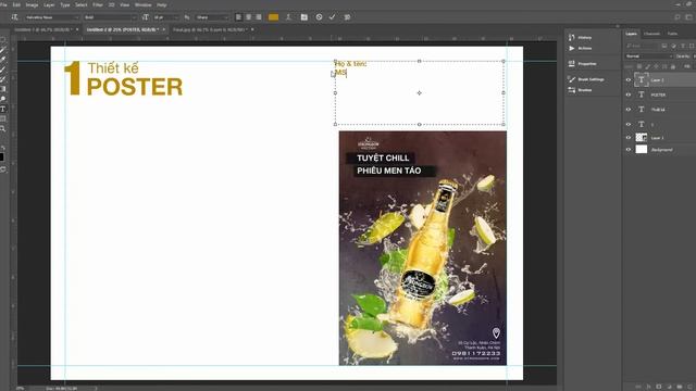 Photoshop CC2018 - Hướng dẫn dàn trang A3