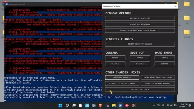 DEBLOATING FOR WINDOWS 10/11