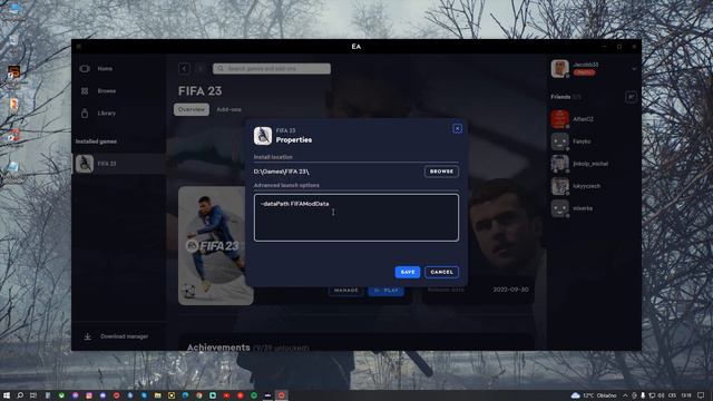 Tutoriál jak stáhnout Fortuna ligu do FIFA 23 #fifa23 #fortunaliga