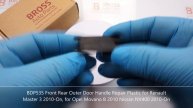 BDP535 Front or Rear Outer Door Handle Plastic for Renault Master 3 Opel Movano B Nissan NV400