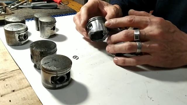 Виды поломок поршневой группы.
