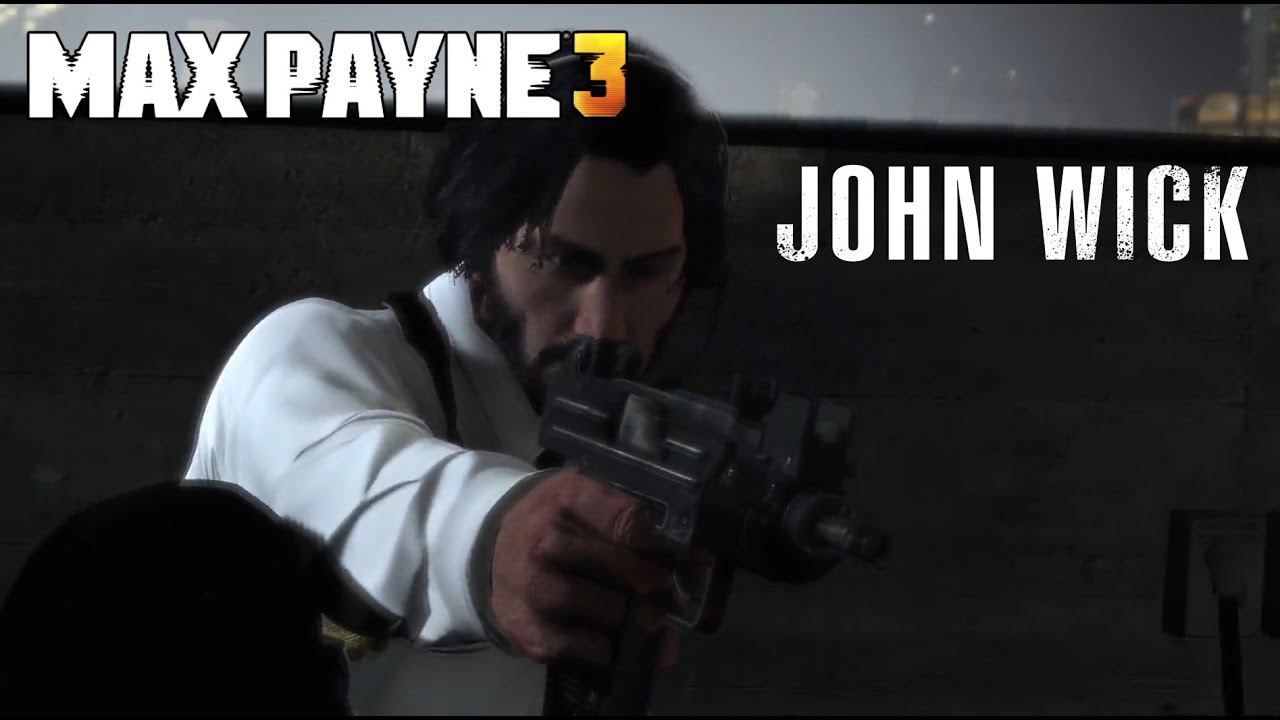 Max Payne 3 c модом Джон Уик (John Wick) 3 часть))