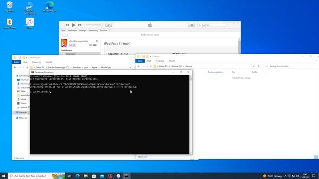 iTunes Backup Speicherort ändern/ externe Festplatte verschieben unter Windows und MacOS iPhone iPa