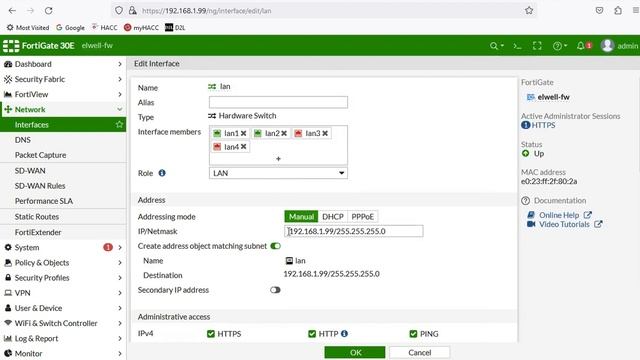 Getting started with Fortinet Fortigate 30E