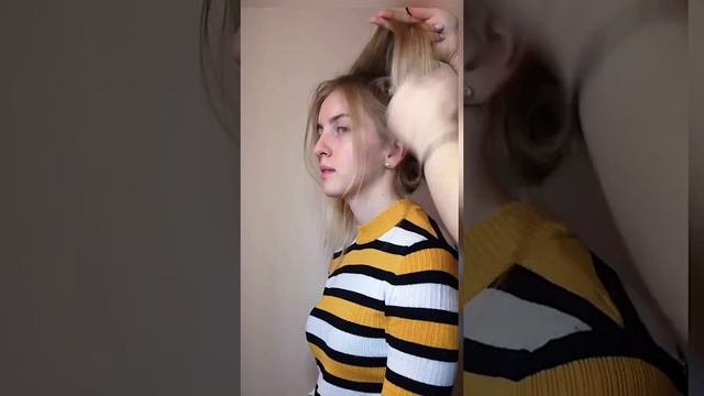 Легкая накрутка на короткие тонкие волосы!??♀️Видео урок.