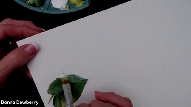 Learn to Paint - FolkArt One Stroke Practice Strokes With Donna - Leaf Study Donna Dewberry 2021