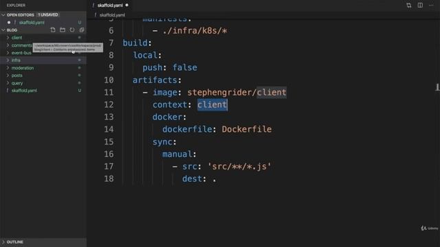 Skaffold Setup  | Orchestrating Collections of Services with Kubernetes Part 35