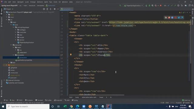 Thymeleaf Start Project