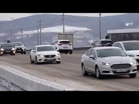 СКОЛЬЗКИЕ ДОРОГИ В КРАСНОЯРСКЕ