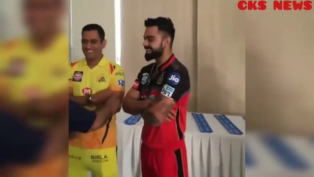 Ms Dhoni And Virat Kohli talk about biceps..