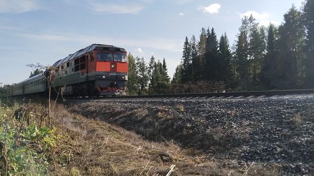 Поезд Сыктывкар Кослан в Сыктывкаре