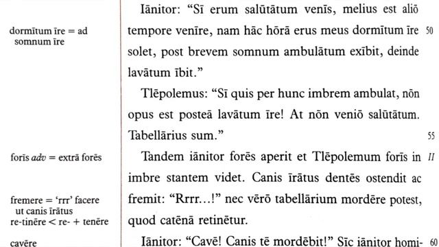 Lingua Latina Per Se Illustrata Cap.22 Cave Canem