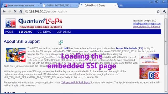 QP frameworks and the lwIP TCP/IP stack for hard real-time systems