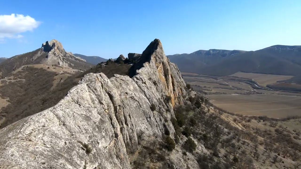 Полеты  fpv над хребтом Таракташ. Судак, Крым