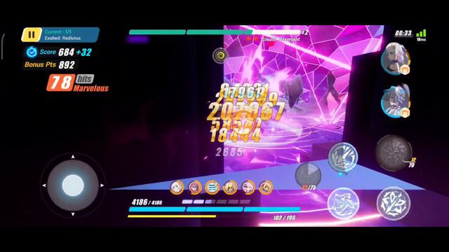 [Honkai Impact 3 SEA] EX Abyss RL (D404) - Cuoatl: Revenant (730 pts) HS(S0) MPE(SS2) SA BD 2* SEG-