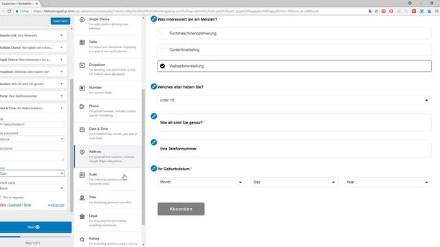 Wordpress Kontaktformulare mit Happy Forms Erstellen EINFACH | Gratis