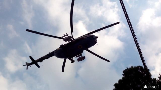 Вертолеты над Славянском