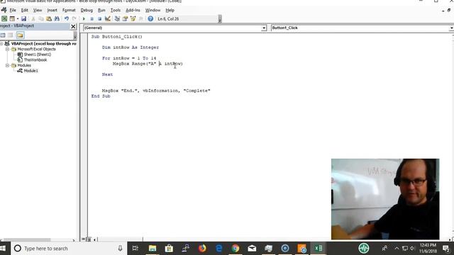 VBAString Tip 4 : How To Loop Through Rows With Excel VBA