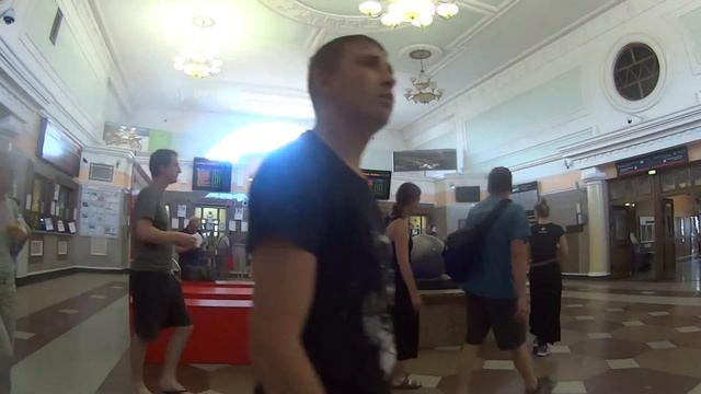 Красноярск. ЖД вокзал.