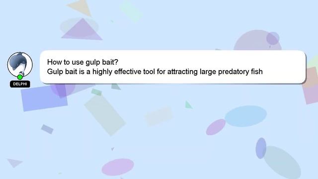 How to use gulp bait?