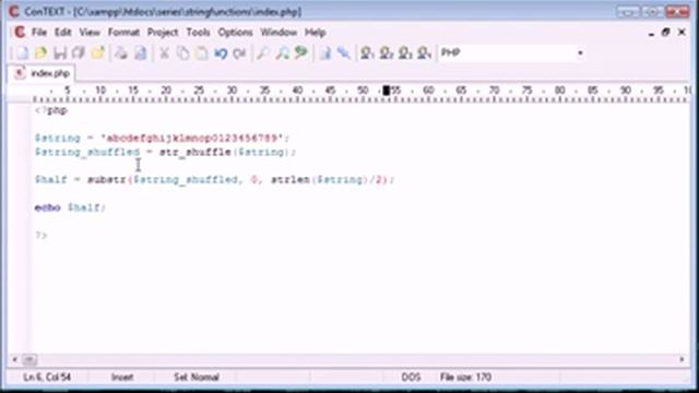 Anfänger PHP Tutorial-35 String-Funktionen Teil 2