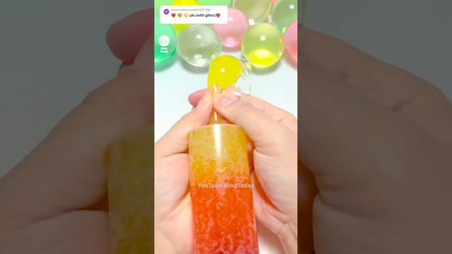 ❤️+🧡+💛Tape Balloon DIY with Super Giant Orbeez and Nano Tape‼ - 🐸초초대왕개구리알 테이프풍선 만들기!#밍투데이#테이프풍선