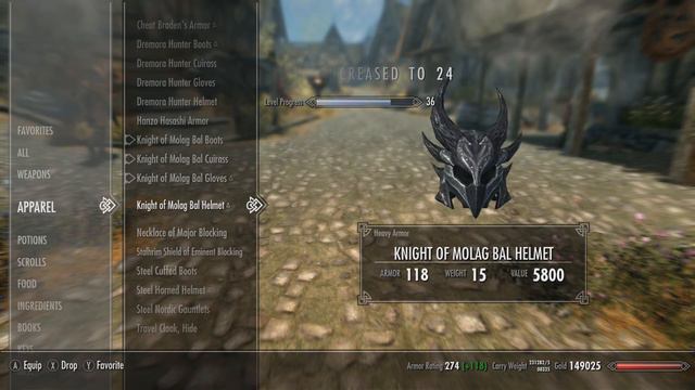 ▶Skyrim Remastered: Knight of Molag Bal Armour ♦️MOD SHOWCASE♦️ | Killerkev ✔️