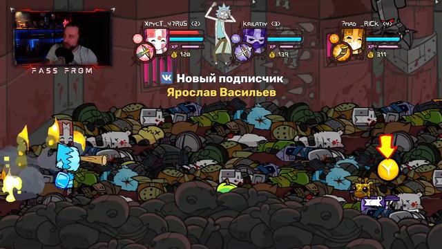 СТРАШНЫЕ СКАЗКИ НА НОЧЬ - КООП Castle Crashers