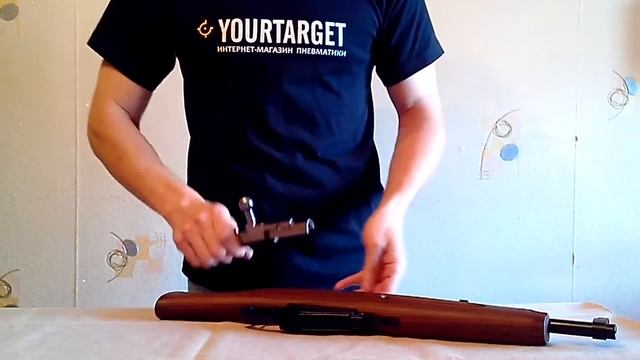 Пневматический пистолет Gletcher M1891 (обрез винтовки Мосина)
