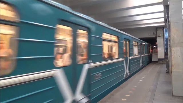 Метропоезд 81-717/714 Ст. Варшавская