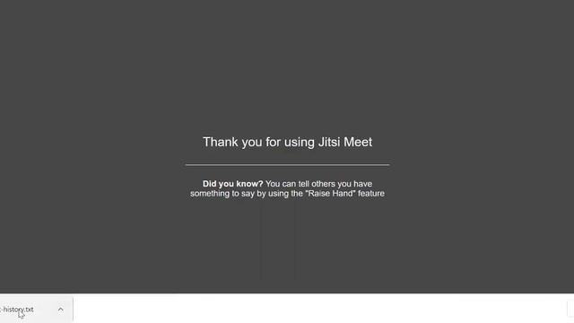 Jitsi Development : message saving