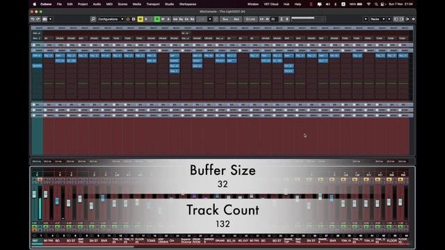 Macbook M1 Pro / Max - Cubase 11 - Music Audio / Production Stress Test