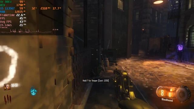 Call of Duty: Black Ops 3 – Zombies - Intel i5-1135G7 Tiger Lake Xe Graphics Performance 1080P/720P
