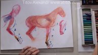 Уроки рисования 18. Как рисовать лошадь, часть вторая. Разбираем как рисовать конечности