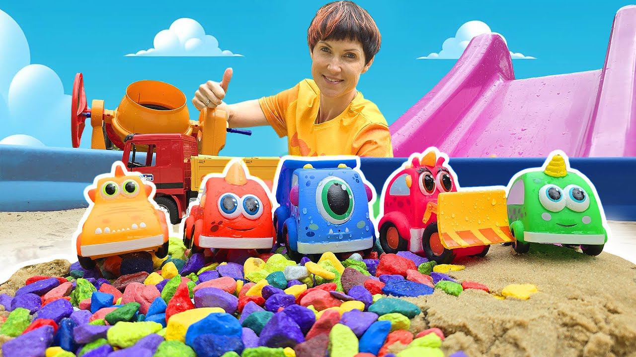 Капуки машины – Самосвал  Видео про машинки для детей