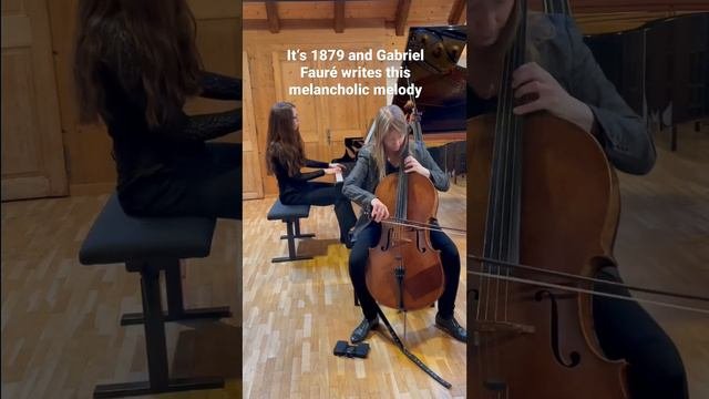 Gabriel Fauré‘s „Les berceaux“ arranged for cello and piano