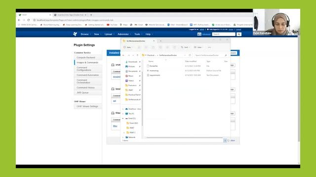 Image processing on XNAT using Docker