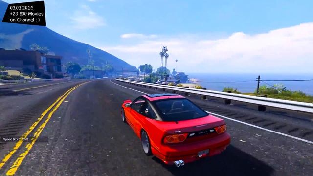 Nissan 180SX Type X - GTA V MOD ENB | 2.7K / 1440p ! _REVIEW